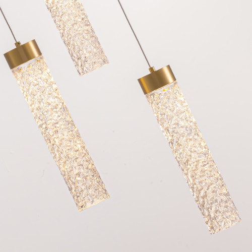 Подвесной светильник Delight Collection MD24030028-5B brass/clear Подвесной светильник Delight Collection MD24030028-5B brass/clear