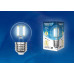 Лампа светодиодная филаментная (UL-00003252) Uniel E27 7,5W 3000K прозрачная LED-G45-7,5W/WW/E27/CL GLA01TR