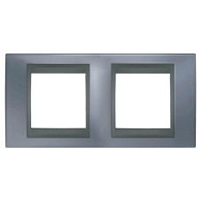 Рамка 2-постовая Schneider Electric Unica Top MGU66.004.297