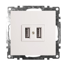 Розетка USB 2-местная Stekker Катрин 39686