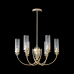 Люстра на штанге Crystal Lux SECRET SP6 GOLD
