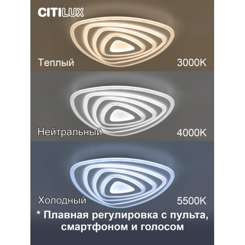 Потолочный светильник Citilux Триест Смарт CL737A34E