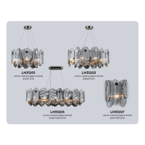 Настенный светильник Ambrella Light High Light Crystal LH31207