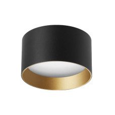 Накладной светильник Arlight SP-BISCOTTO-R140-15W Warm3300-MIX (BK-GD, 80 deg, 230V) 055027