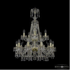 Подвесная люстра Bohemia Ivele Crystal 1403/10+5/240/XL-92/2d G