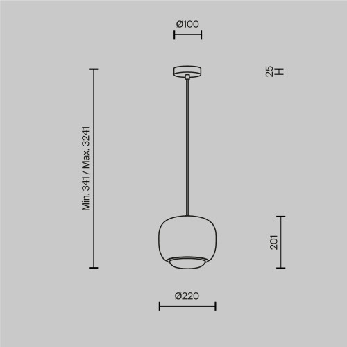 Подвесной светильник Maytoni Brio MOD466PL-L12B3K