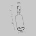 Трековый магнитный светильник Maytoni Focus Led TR201-1-15W3K-M-BBS