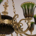 Подвесная люстра Bohemia Ivele Crystal Verona 72009P/9/250 G P2 U Amber-Green/H-1K Y8 FA10B