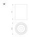 Накладной светильник Arlight SP-SALT-R95-20W Warm3000 (WH-BK, 40 deg, 230V) 056743