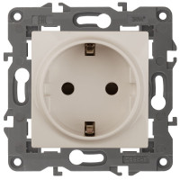 Розетка 2P+E Schuko со шторками Эра 14-2102-02 Б0034273