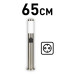 Ландшафтный светильник ЭРА Беллона GBF-103-1-SL-0650 230В Е27 IP54 серебро с розеткой Б0071046