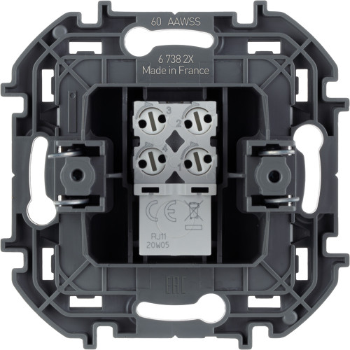 Розетка телефонная RJ11 Legrand Inspiria 673823