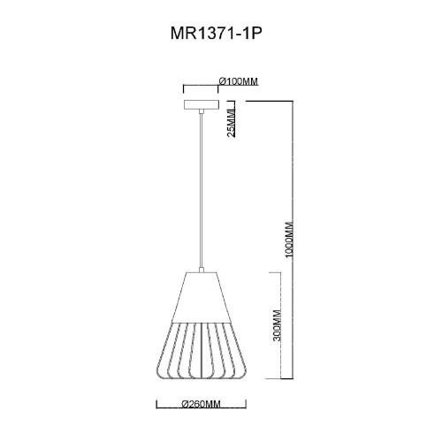 Подвесной светильник MyFar Hill MR1371-1P