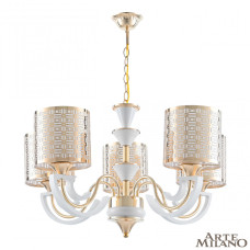 Подвесная люстра Arte Milano Florentia-8857 308857/5 Wh/Gd
