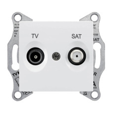 Розетка TV/SAT оконечная Schneider Electric Sedna 1dB SDN3401621