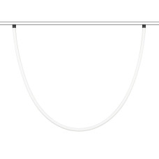 Трековый магнитный светильник Arlight MAG-ORIENT-TUBE-ELASTIC-R25-L2500-35W Warm3000 (BK, 360 deg, 48V, DALI) 044332