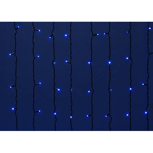 Уличная светодиодная гирлянда Uniel занавес (UL-00003936) синий ULD-C2030-240/TBK Blue IP67
