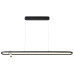 Подвесной светильник Crystal Lux CONTOUR SP45W LED BLACK