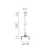 Подвес скрытый тип D к шинопроводу 5040xx-(F)/(R) 1,5 м Quattro Lightstar 504177-FR2