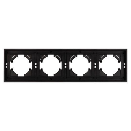 Рамка пластиковая на 4 поста Arlight FRM-TENDO-PL-4-BK 053848