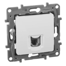 Розетка телефонная RJ11 Legrand Etika белая 672240