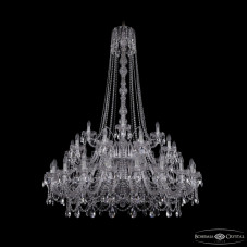Подвесная люстра Bohemia Ivele Crystal 1411/20+10+5/460/h-175/2d Ni
