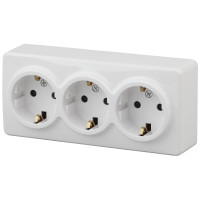 Розетка 2P+E Schuko Эра 11-2208-01 Б0020700