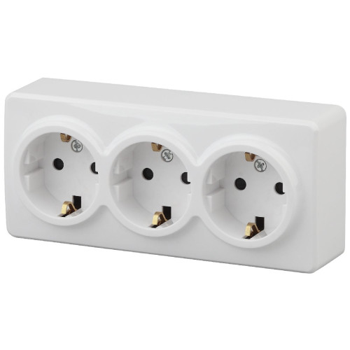 Розетка 2P+E Schuko Эра 11-2208-01 Б0020700