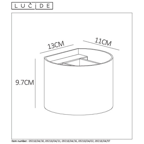 Настенный светильник Lucide XIO 09218/04/97