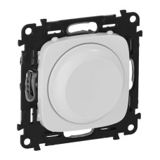 Светорегулятор Legrand Valena Allure поворотный без нейтрали белый 752760