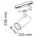 Трековый светильник Maytoni Track lamps TR019-2-15W4K-B