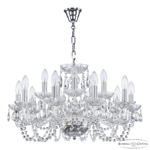 Подвесная люстра Bohemia Ivele Crystal 119/10+5/240 Ni