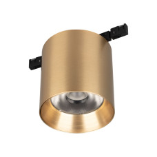 Трековый магнитный светильник Arlight MAG-MICROCOSM-POINT-R68-7W Warm3000 (GD, 36 deg, 24V) (IP20 Металл) 051828
