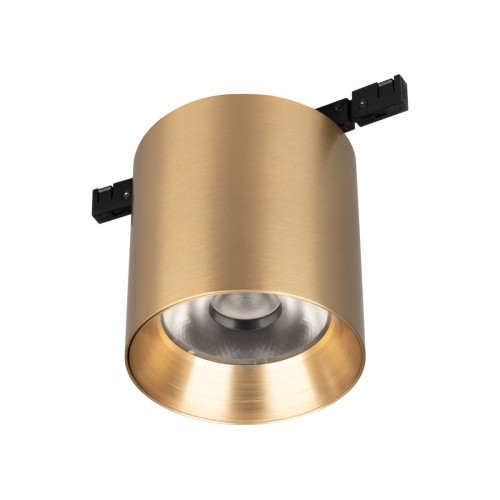 Трековый магнитный светильник Arlight MAG-MICROCOSM-POINT-R68-7W Warm3000 (GD, 36 deg, 24V) (IP20 Металл) 051828