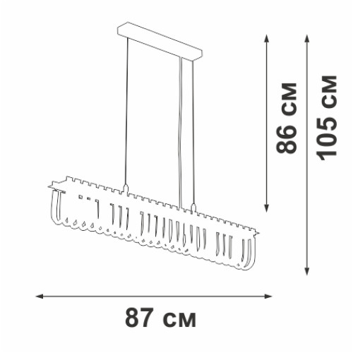 Подвесная люстра Vitaluce V5896-9/7S Подвесная люстра Vitaluce V5896-9/7S