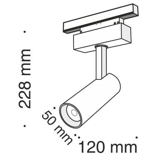 Трековый светильник Maytoni Track lamps TR019-2-10W4K-B