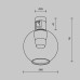 Трековый магнитный светильник Maytoni Bubble TR148-1-3W4K-PT