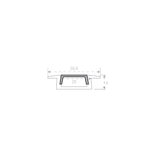 Профиль алюминиевый (комплект) SWG Standard RC-3006 09-00900083
