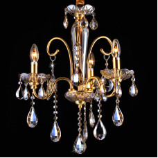 Подвесная люстра Natali Kovaltseva Velletri 10655/3C GOLD, BRANDY
