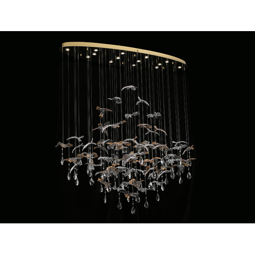 Потолочная люстра Newport Verona 8220/140 С oval gold polished М0070751