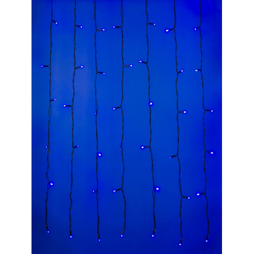 Уличная светодиодная гирлянда Uniel занавес (UL-00003936) синий ULD-C2030-240/TBK Blue IP67
