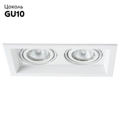 Встраиваемый светильник Arte Lamp A6661PL-2WH
