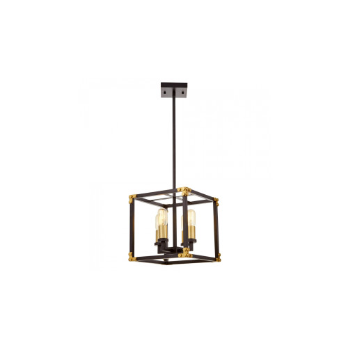 Подвесная люстра Lumina Deco Waldorf LDP 1140-4 BK+MD