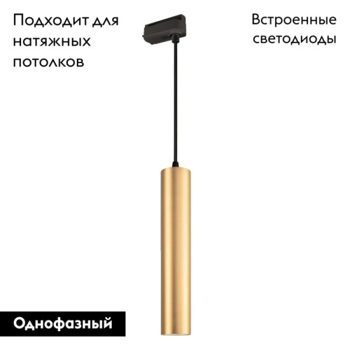 Трековый светильник Arlight LGD-Pipe-Track-Hang-2TR-R50-9W Day4000 037432