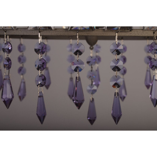 Подвесная люстра Abrasax L.7392-5GR (PURPLE)