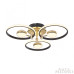 Потолочный светильник Arte Milano Ferrara 276140/3+3 BK/GD