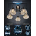 Потолочная люстра Seven Fires Aislin SF3375/5C-BK-WD-AM