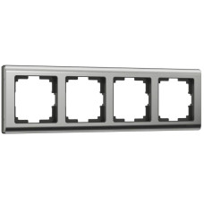 Рамка на 4 поста Werkel Metallic глянцевый никель W0041602 4690389159046