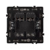 Механизм выключателя двухклавишный перекрёстный Arlight SWT-NOBE-MKX2-SFPL-CA (230V, 10A) (Кашемир) 061791