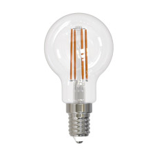 Лампа светодиодная филаментная (UL-00005176) Uniel E14 11W 3000K прозрачная LED-G45-11W/3000K/E14/CL PLS02WH